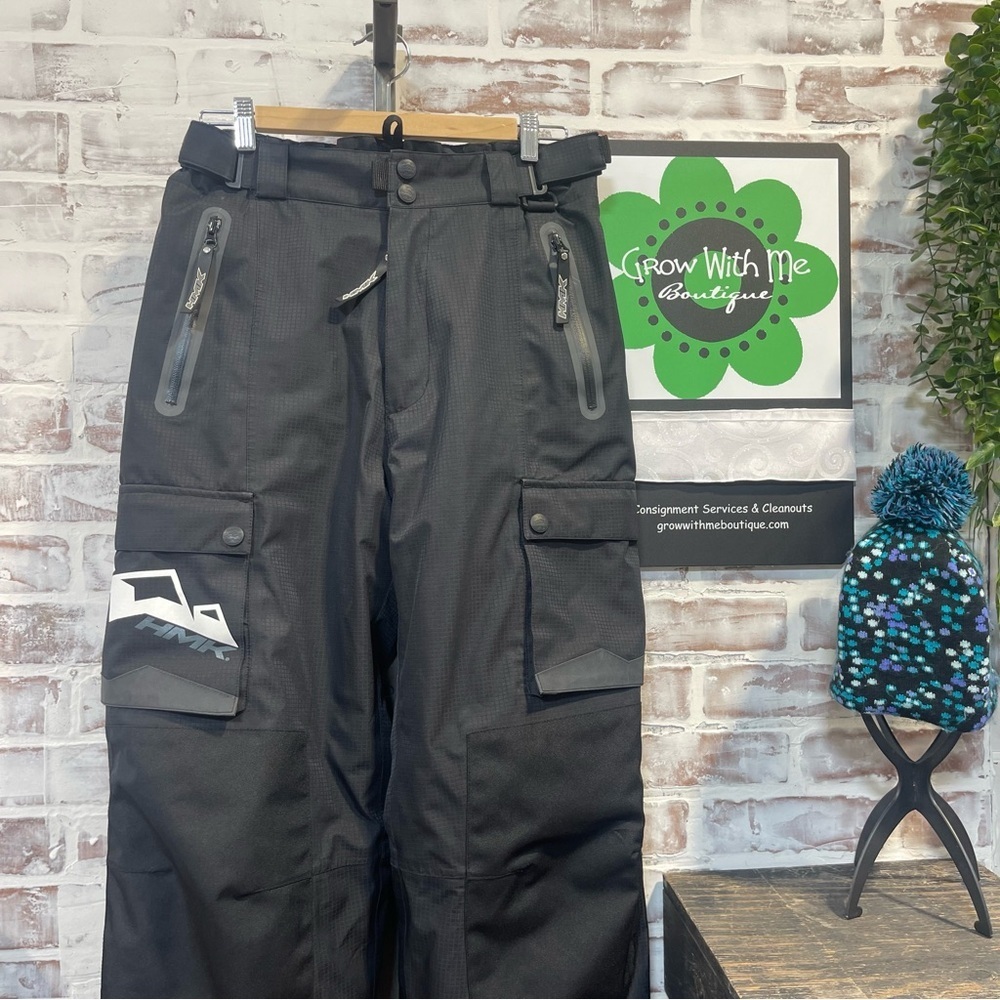 HMK snowmobile  Black Cargo riding Pants men’s small